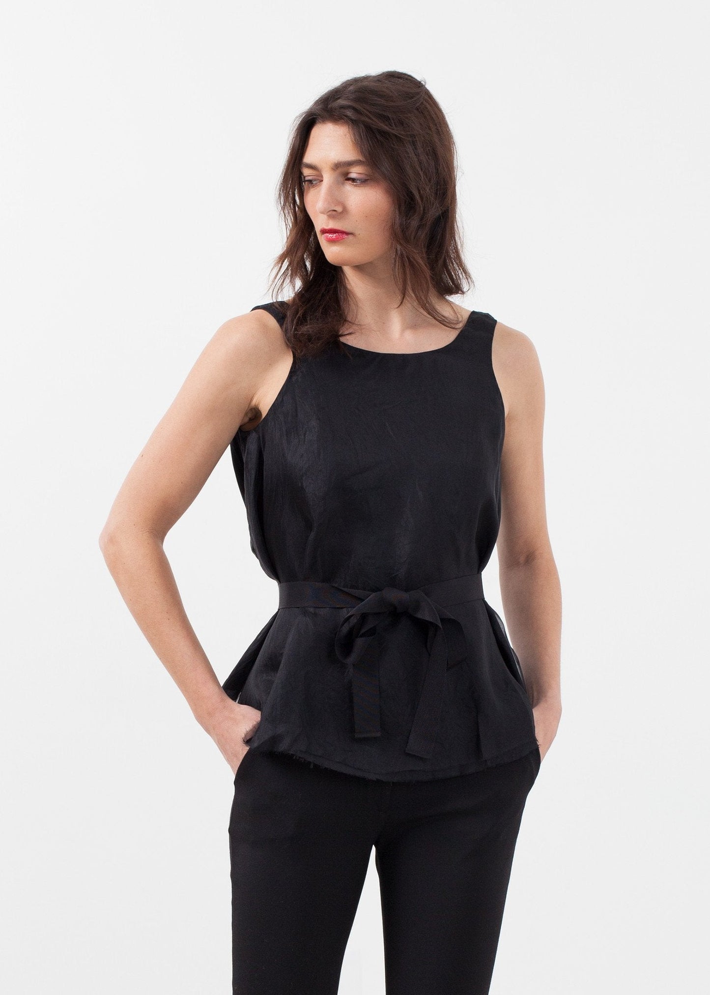 Haut évasé en organza
