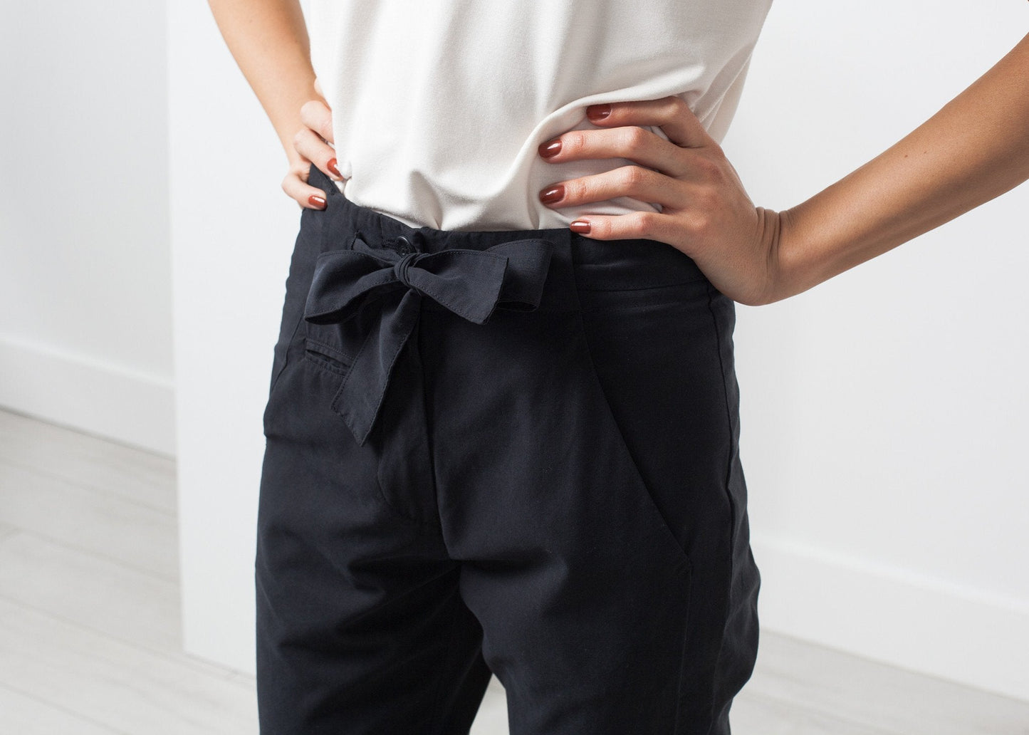 Pantalon Troupy en coton soyeux