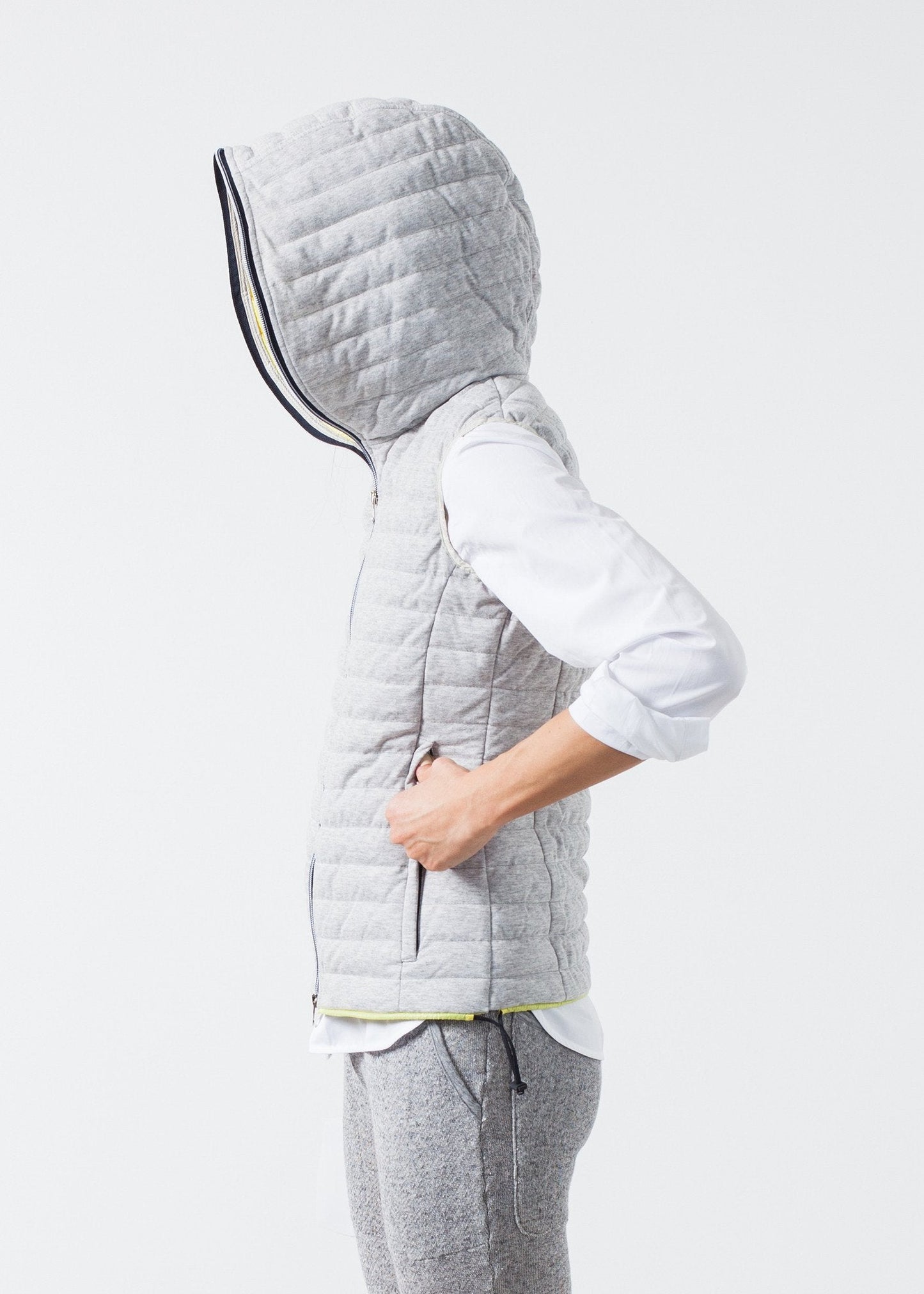 Gilet Primula en Gris Clair