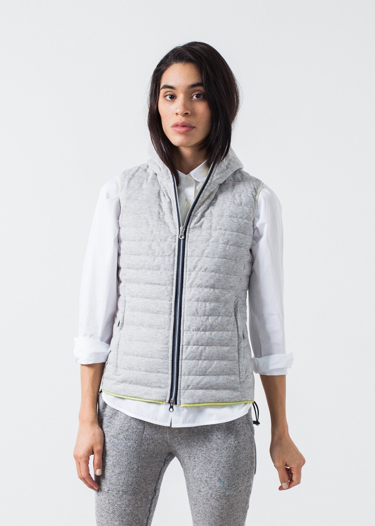 Gilet Primula en Gris Clair