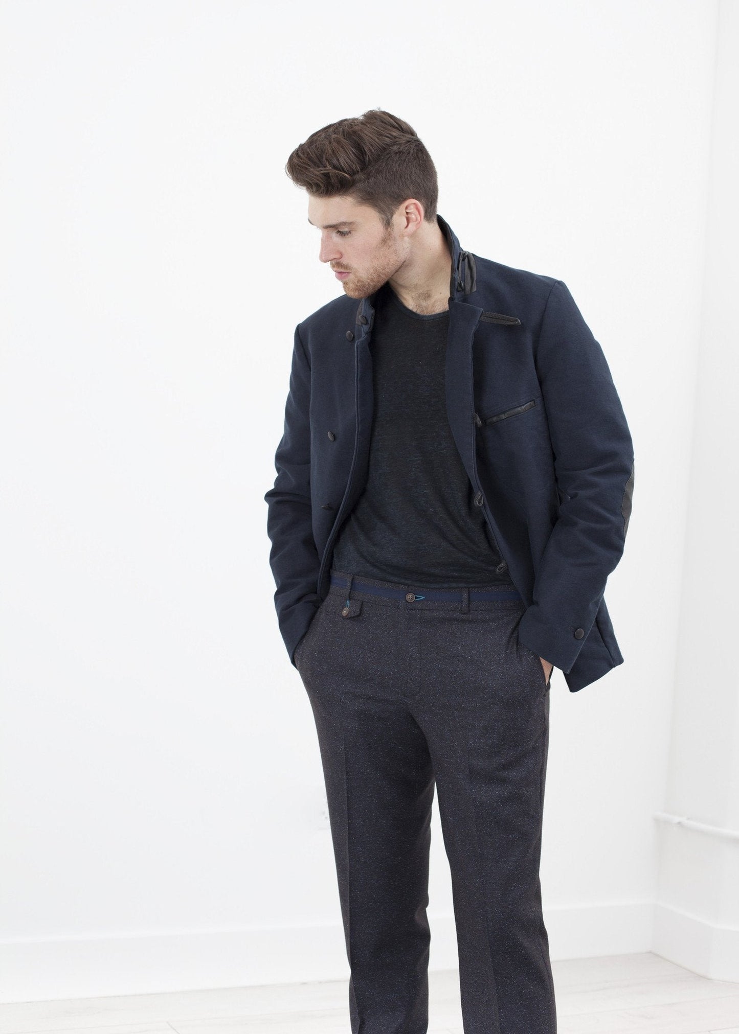 Blouson Taurin en Marine