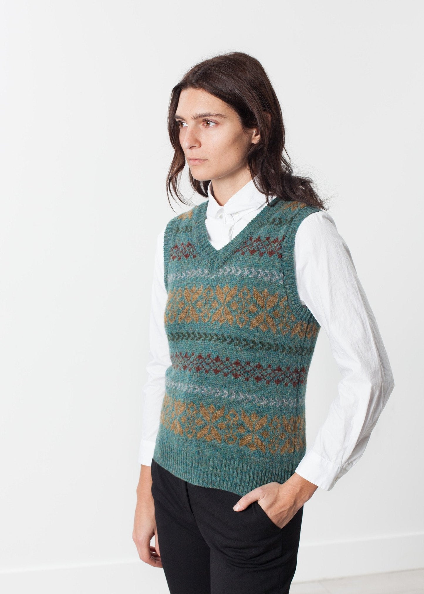 Gilet Fair Isle en armée