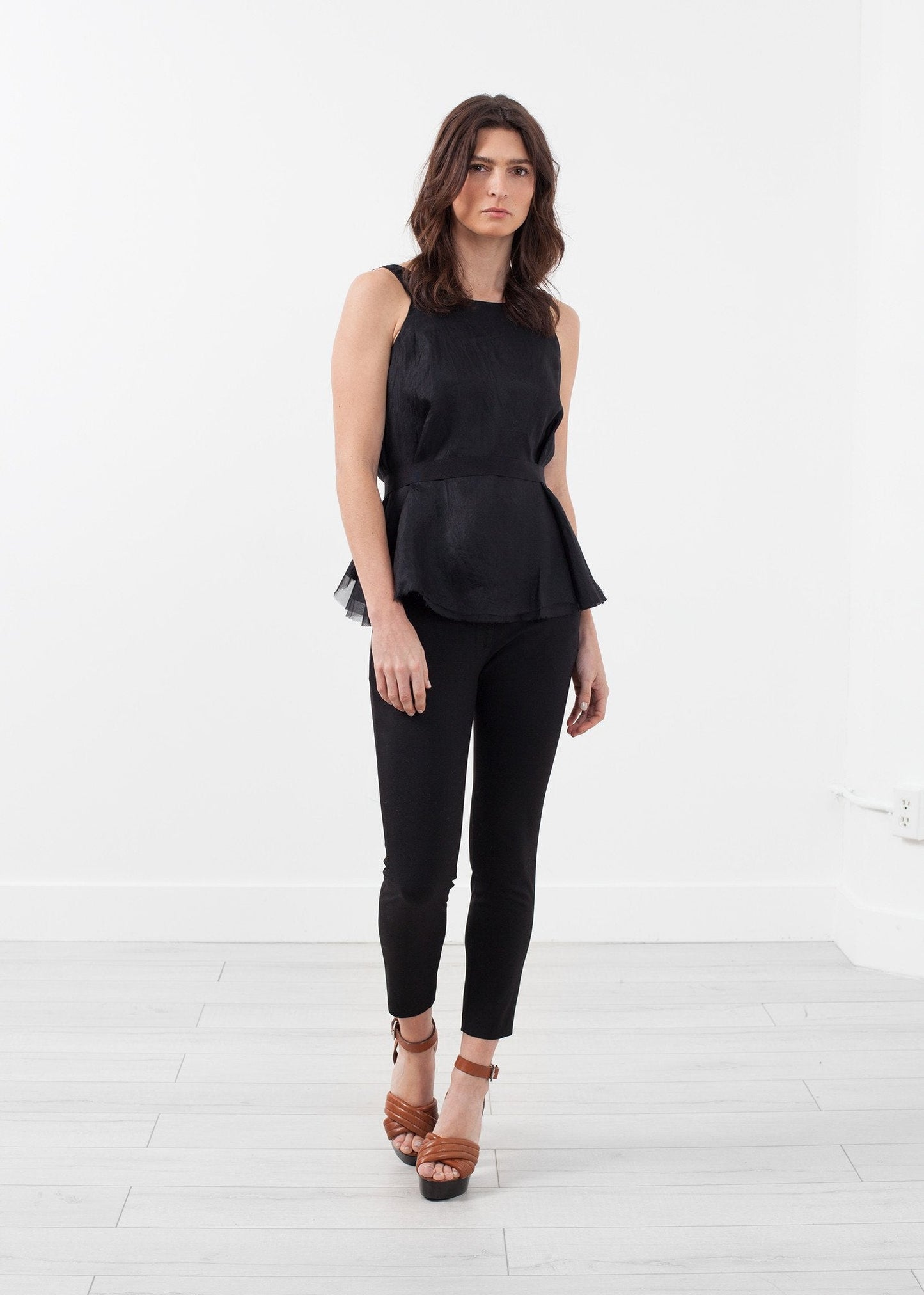 Haut évasé en organza