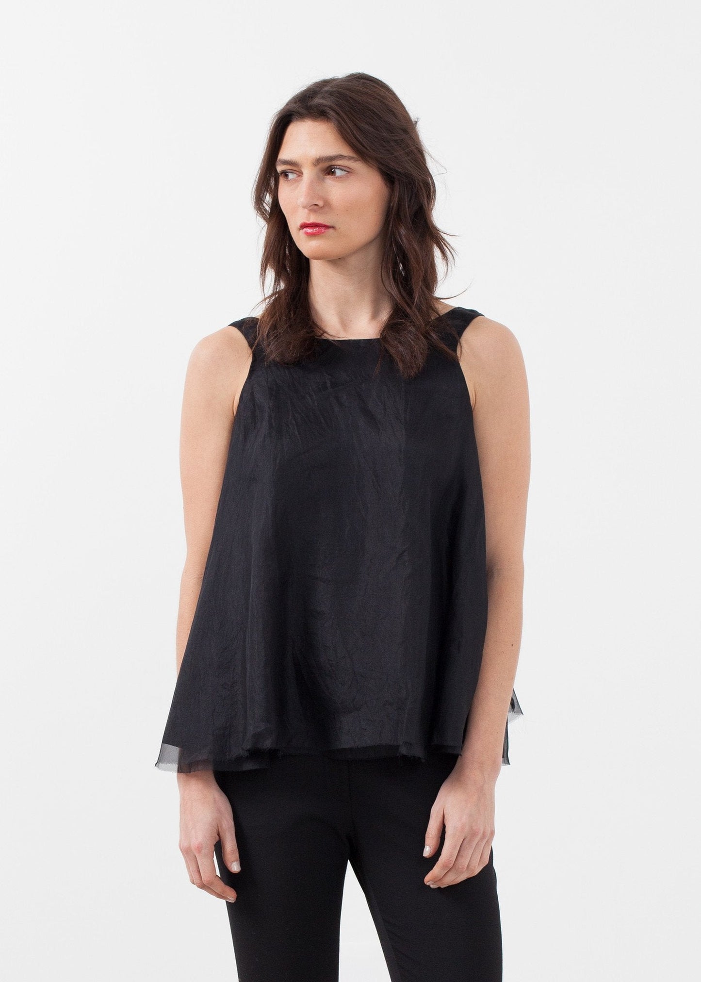 Haut évasé en organza