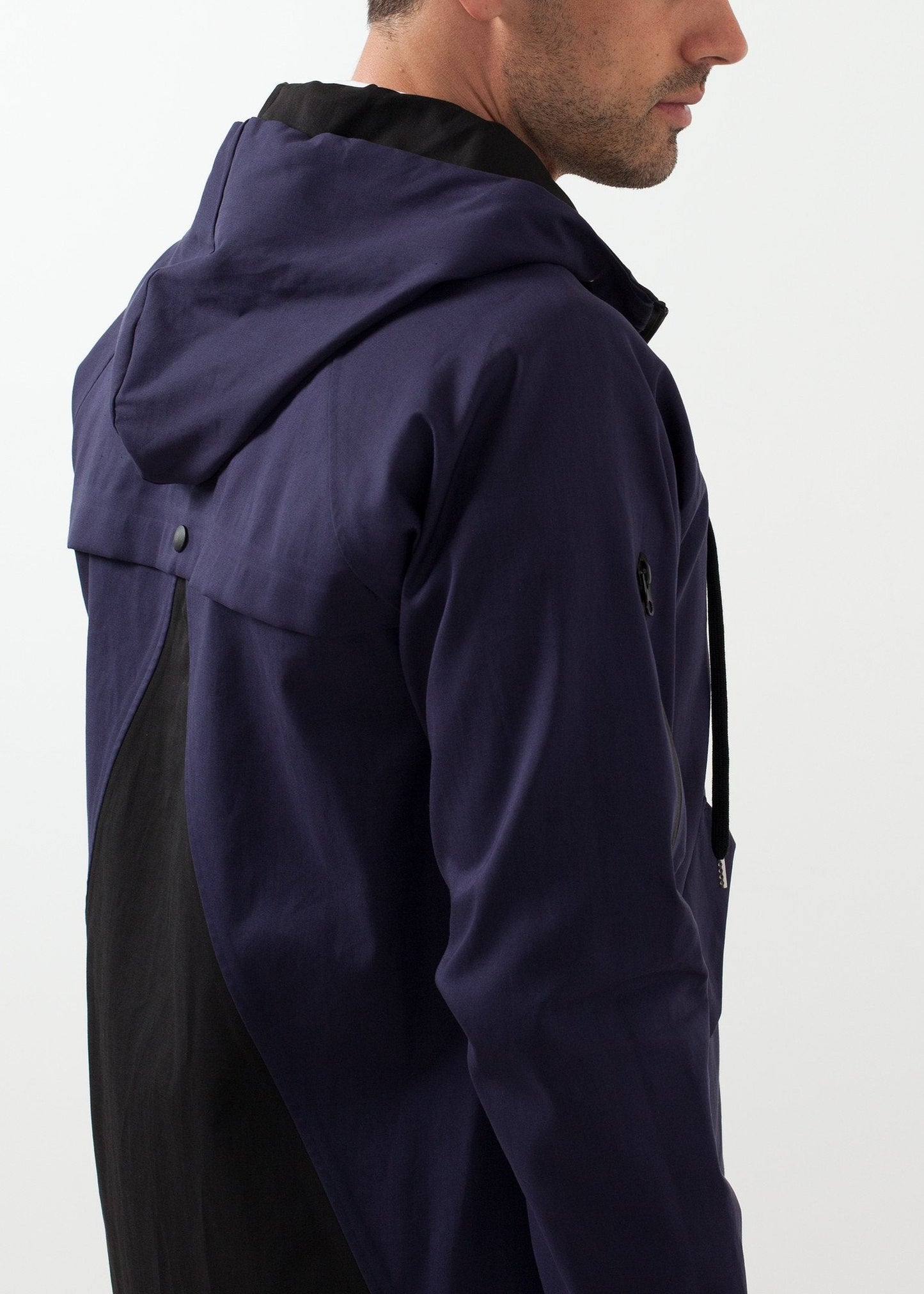 Parka contrastée