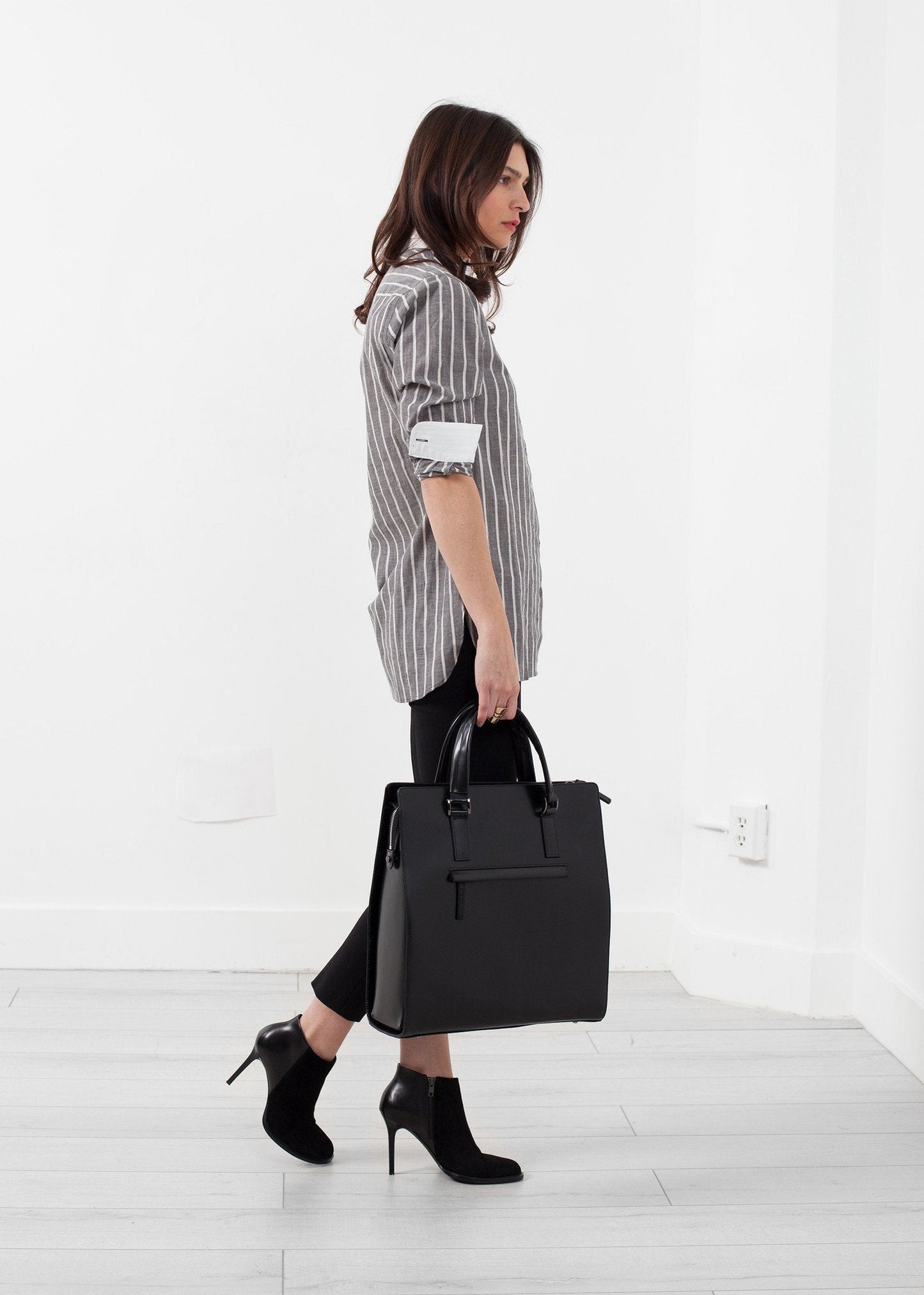 Chemise de smoking rayée