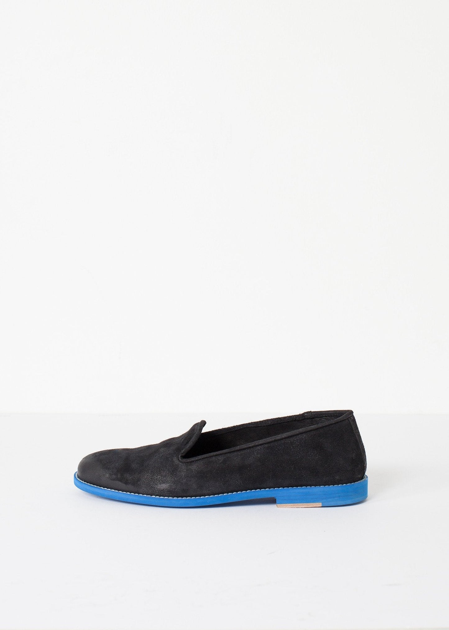 Mocassins En Daim - Noir/Bleu