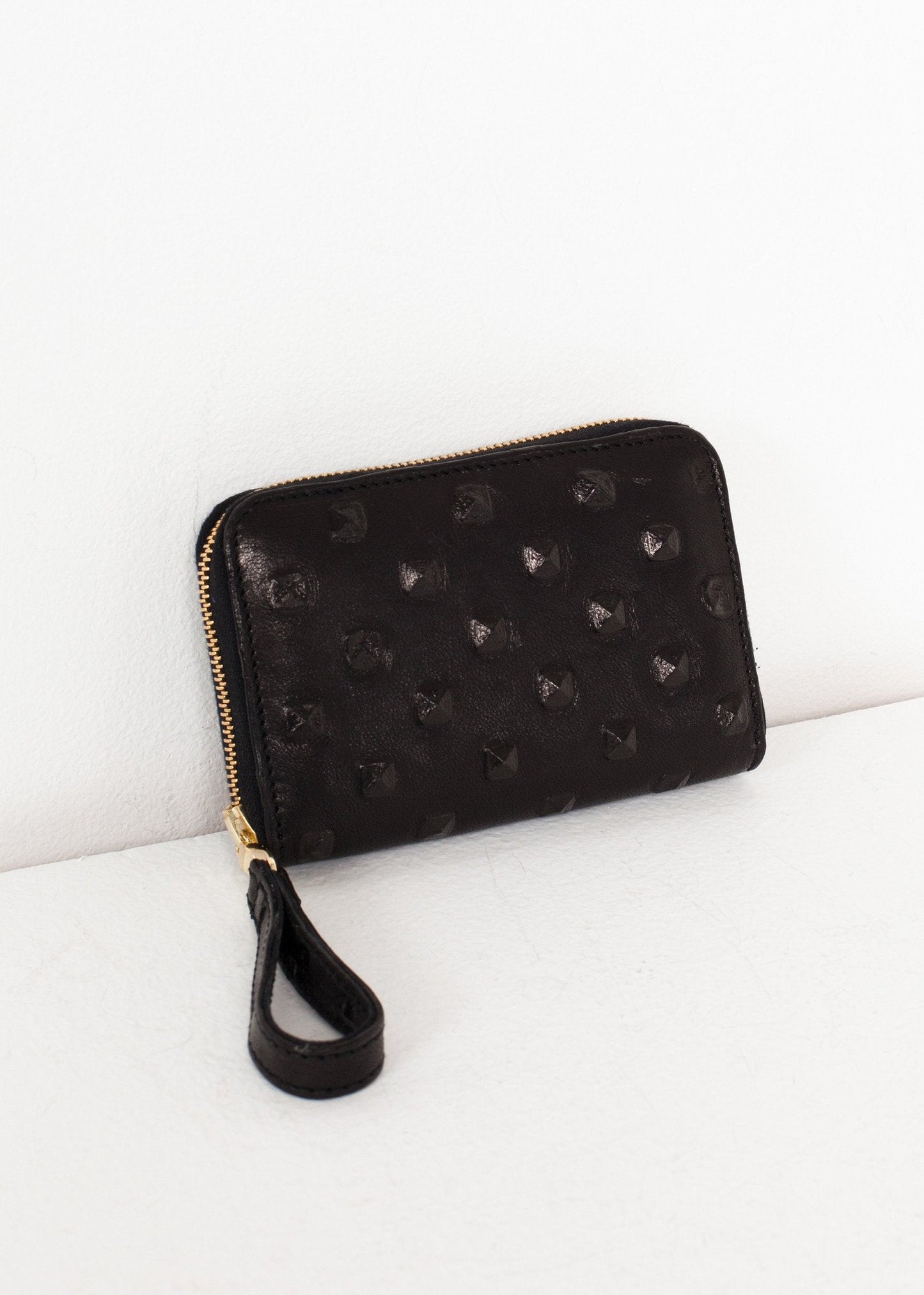 Portefeuille Elodie en Cuir Noir