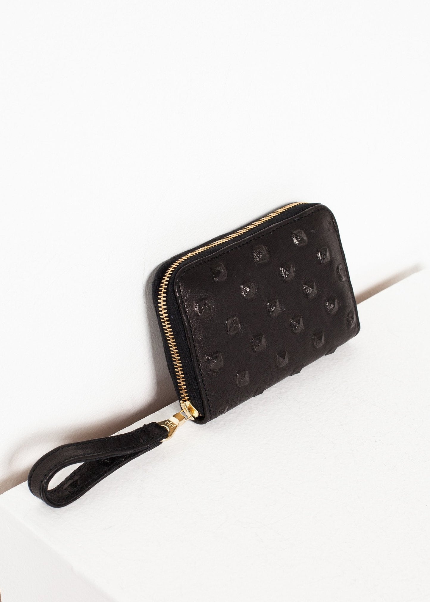 Portefeuille Elodie en Cuir Noir