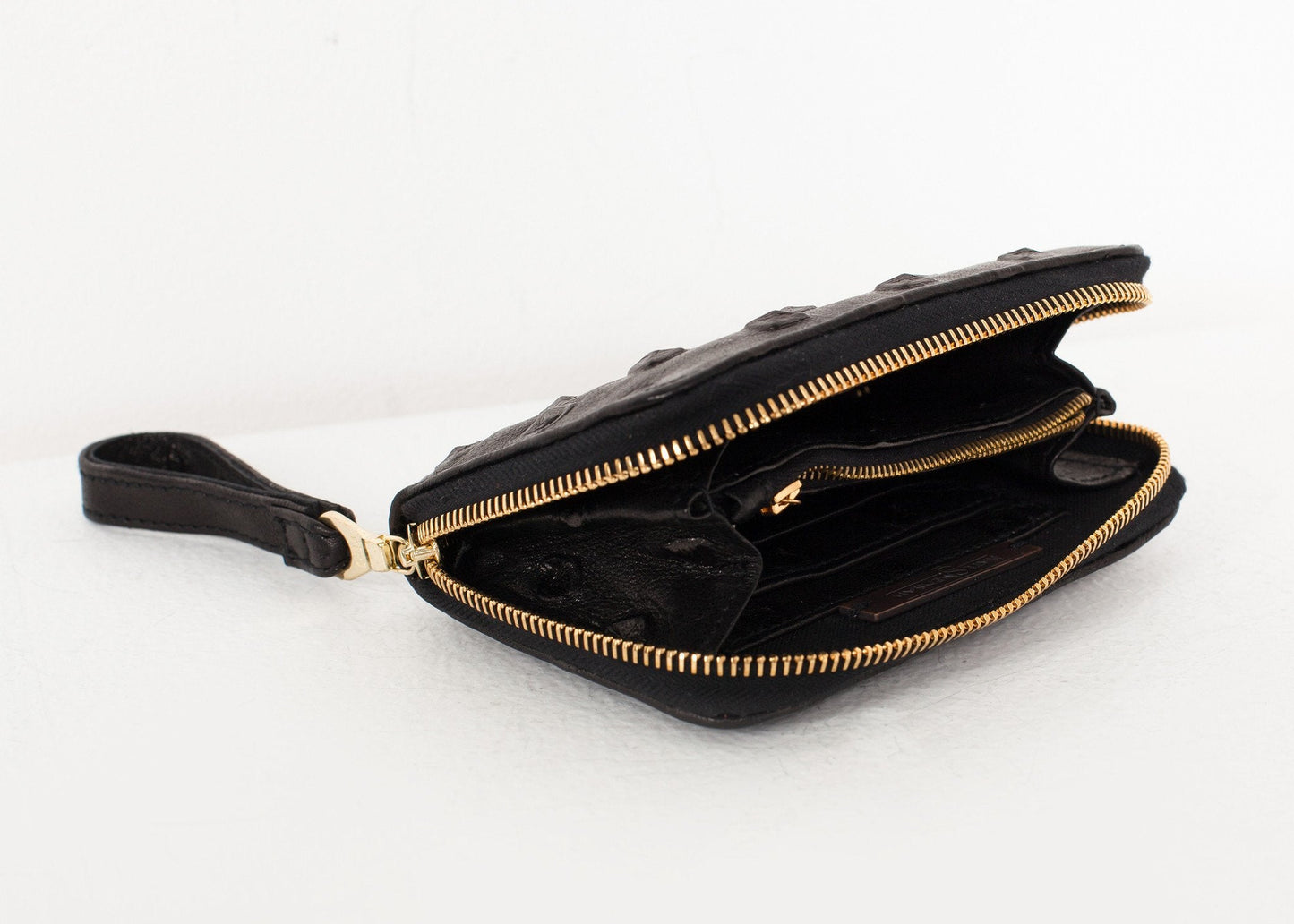 Portefeuille Elodie en Cuir Noir